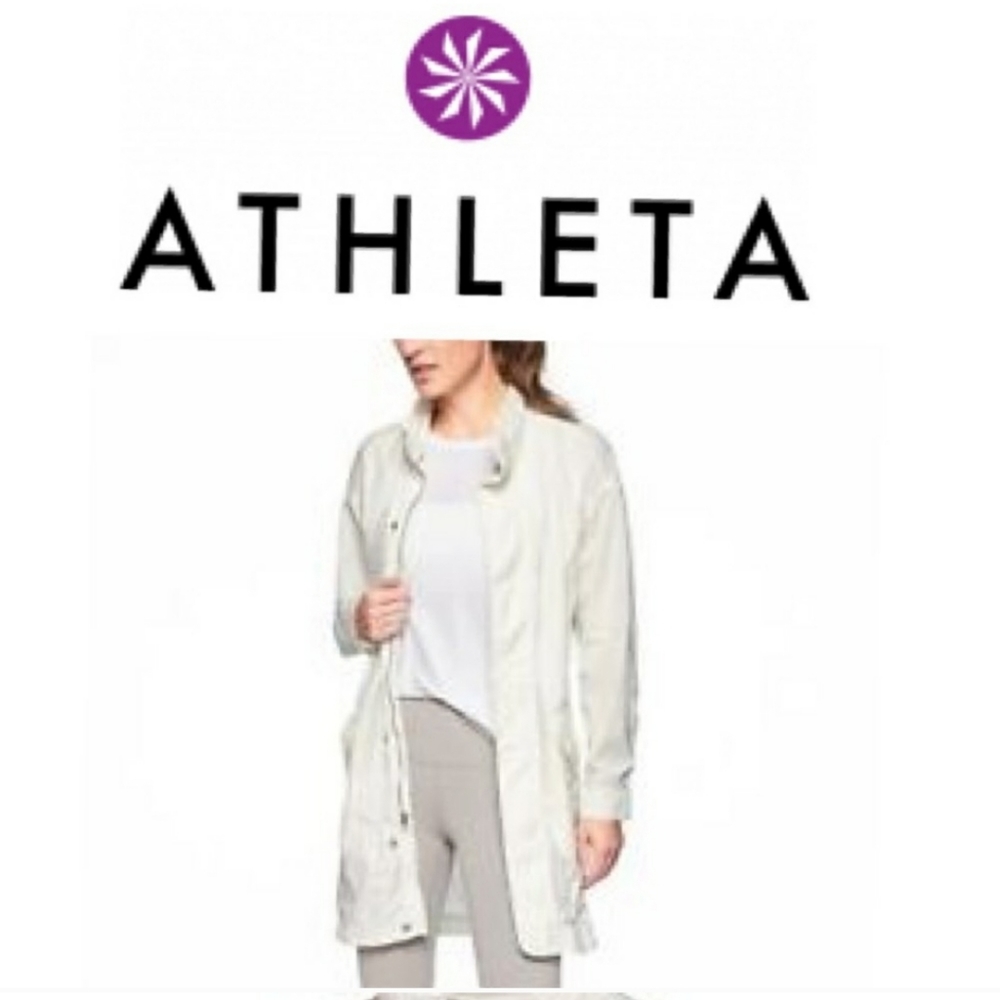 Athleta organic cotton vista jacket. New. Mediun